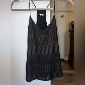 Black Sparkly Tank, Size Medium